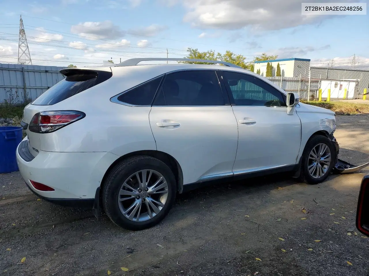 2014 LEXUS RX VIN 2T2BK1BA2EC248256 — фото 3
