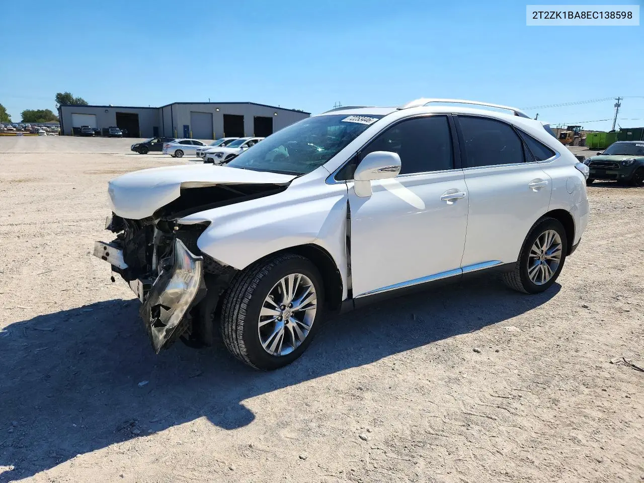LEXUS RX 2014, VIN 2T2ZK1BA8EC138598