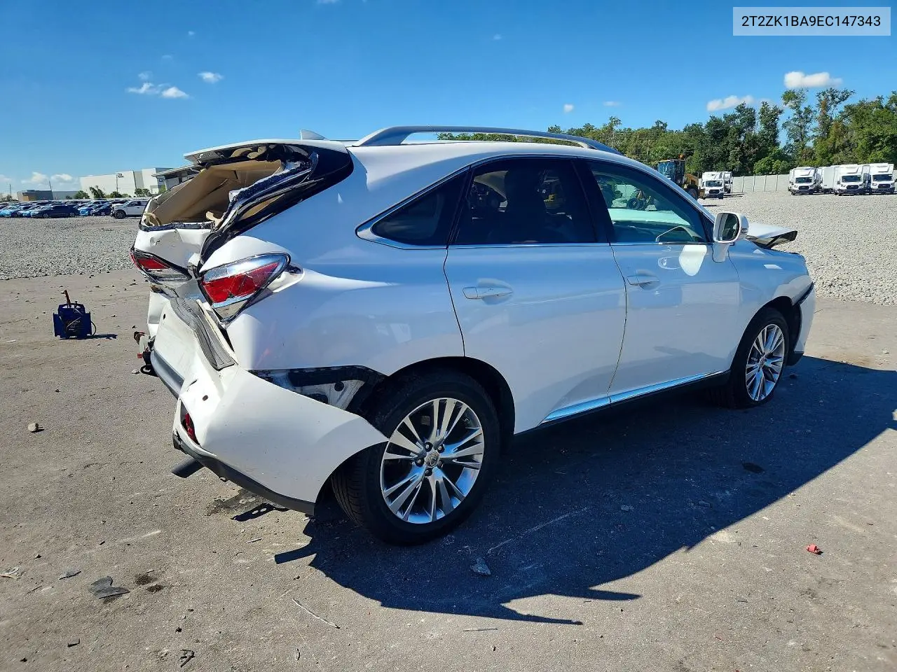 2014 LEXUS RX VIN 2T2ZK1BA9EC147343 — фото 3