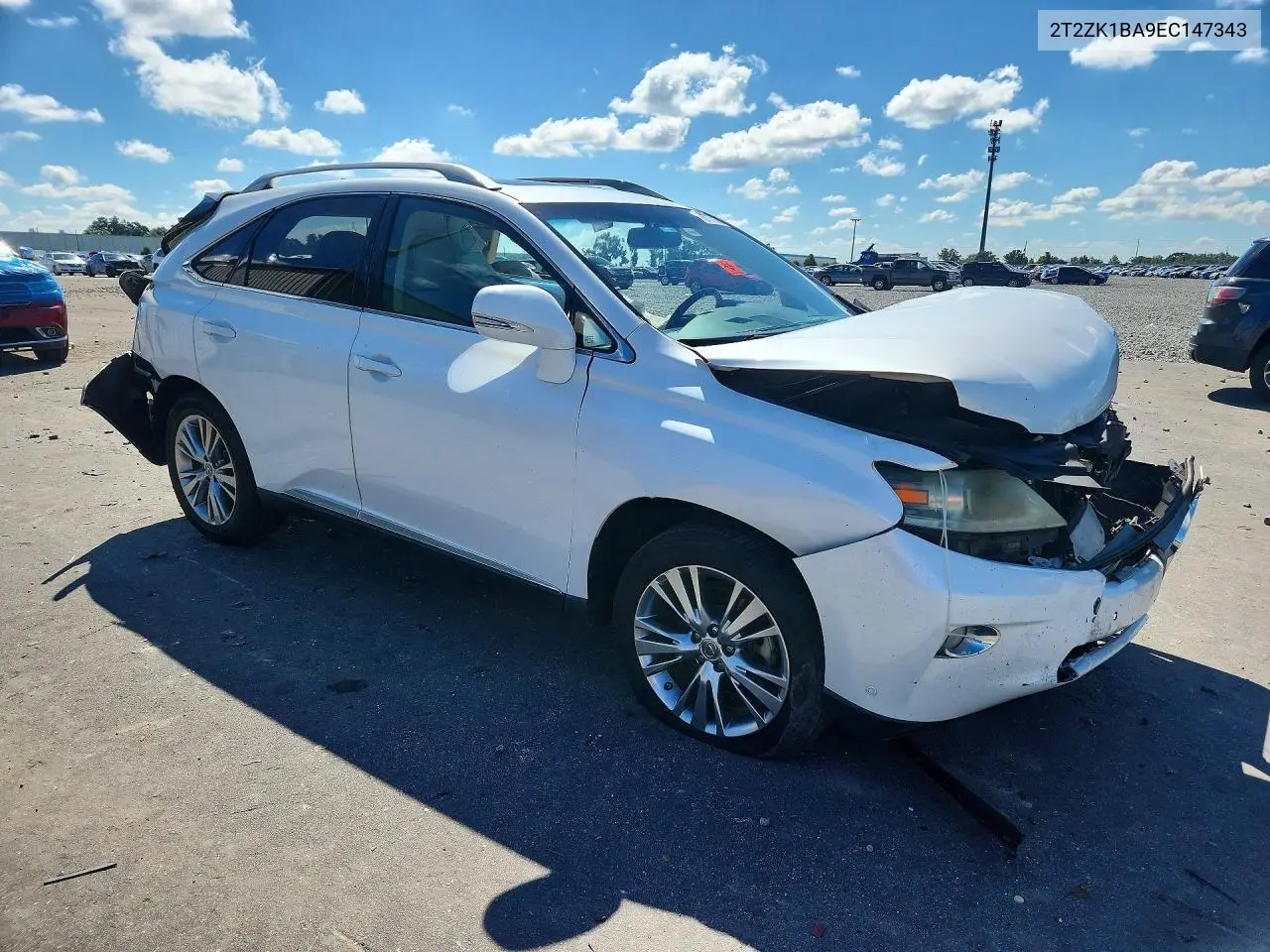 2014 LEXUS RX VIN 2T2ZK1BA9EC147343 — фото 4