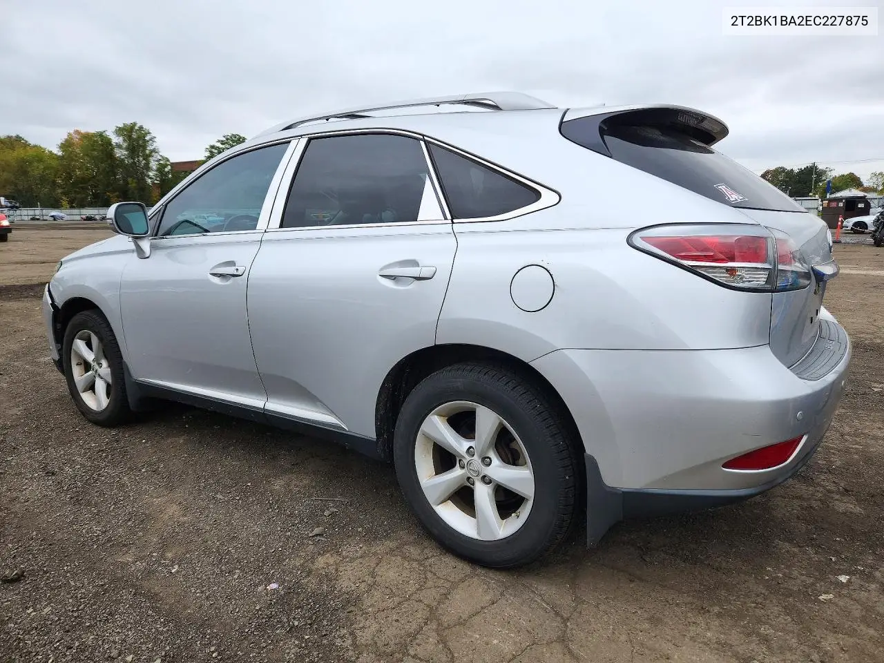 2014 LEXUS RX VIN 2T2BK1BA2EC227875 — фото 2