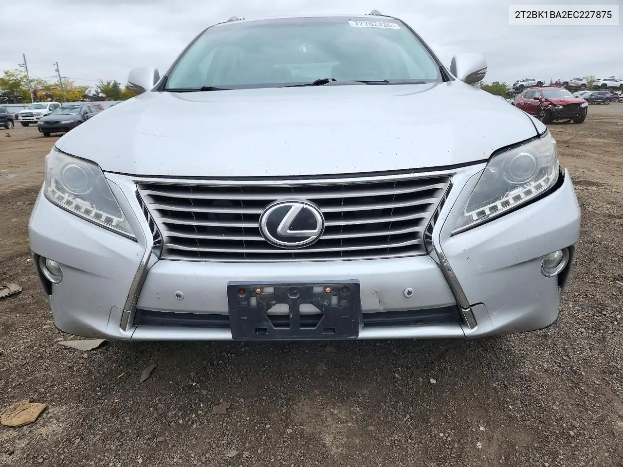 2014 LEXUS RX VIN 2T2BK1BA2EC227875 — фото 5