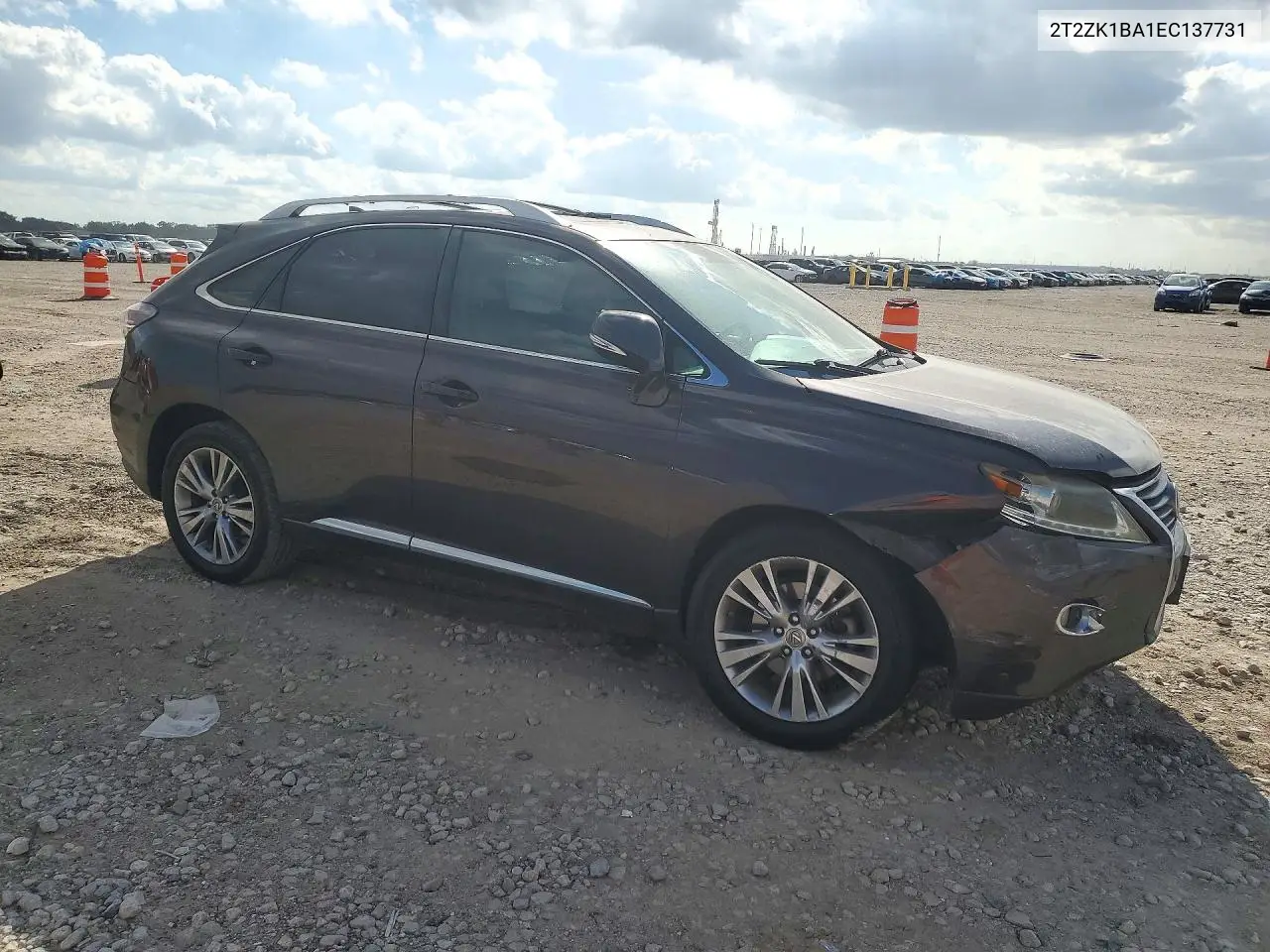 2014 LEXUS RX VIN 2T2ZK1BA1EC137731 — фото 4