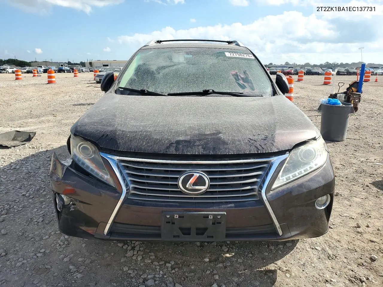 2014 LEXUS RX VIN 2T2ZK1BA1EC137731 — фото 5