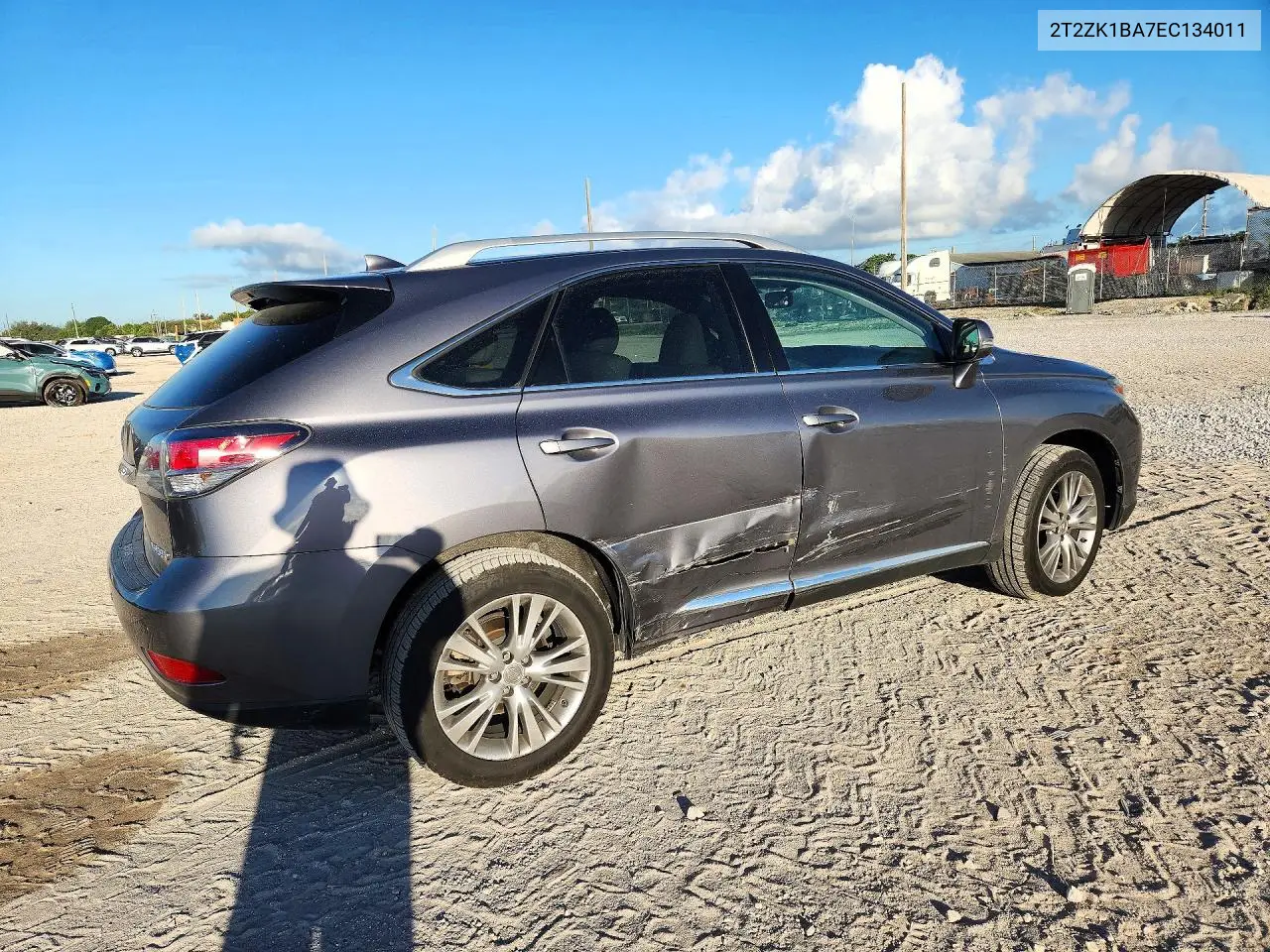 2014 LEXUS RX VIN 2T2ZK1BA7EC134011 — фото 3