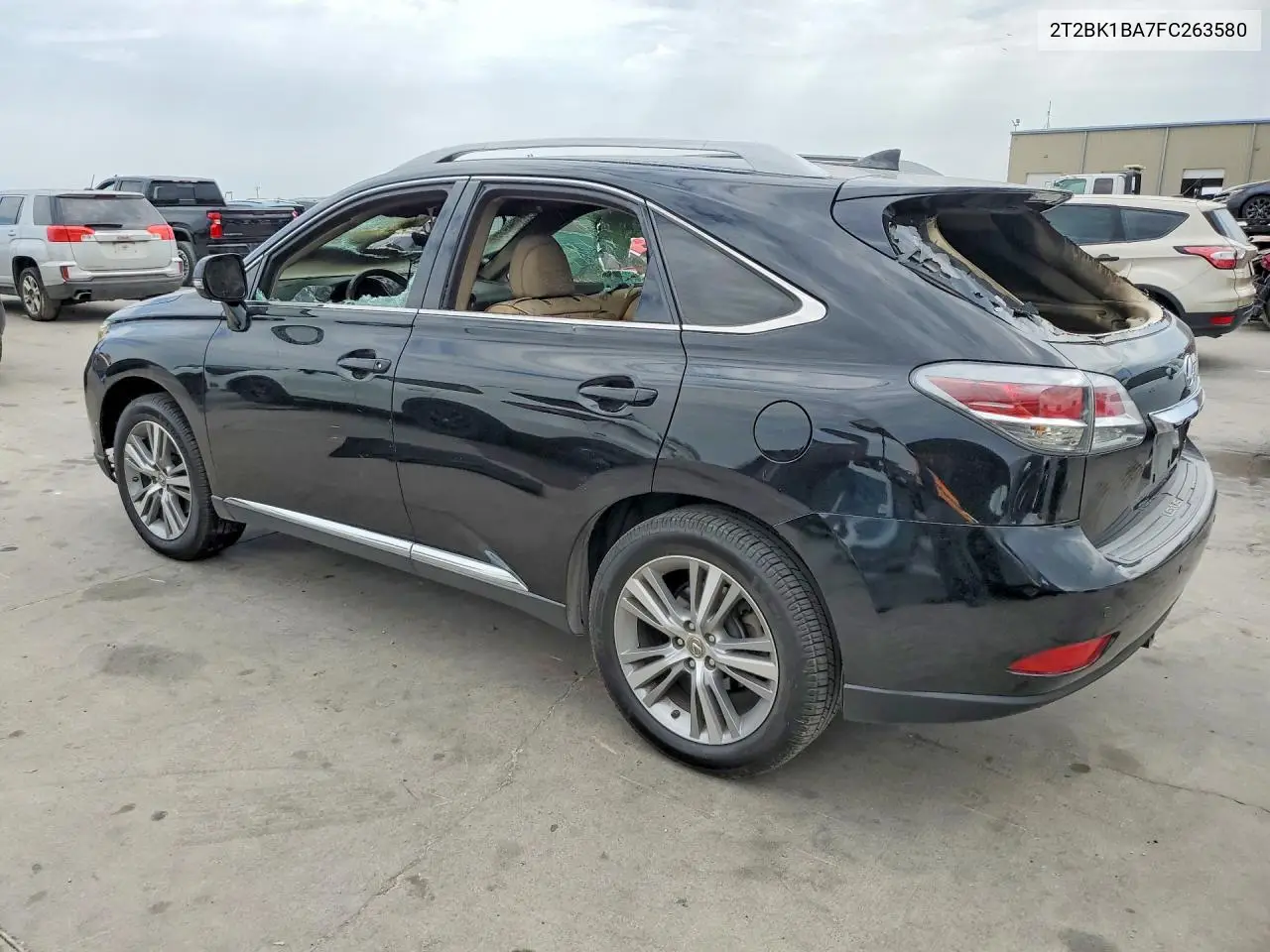 2015 LEXUS RX VIN 2T2BK1BA7FC263580 — фото 2
