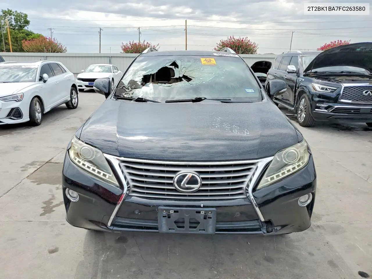 2015 LEXUS RX VIN 2T2BK1BA7FC263580 — фото 5