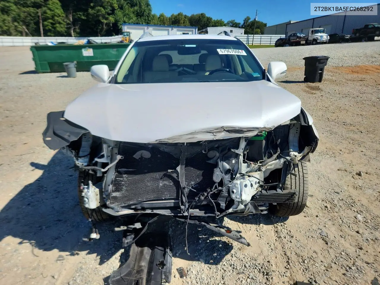 2015 LEXUS RX VIN 2T2BK1BA5FC268292 — фото 5