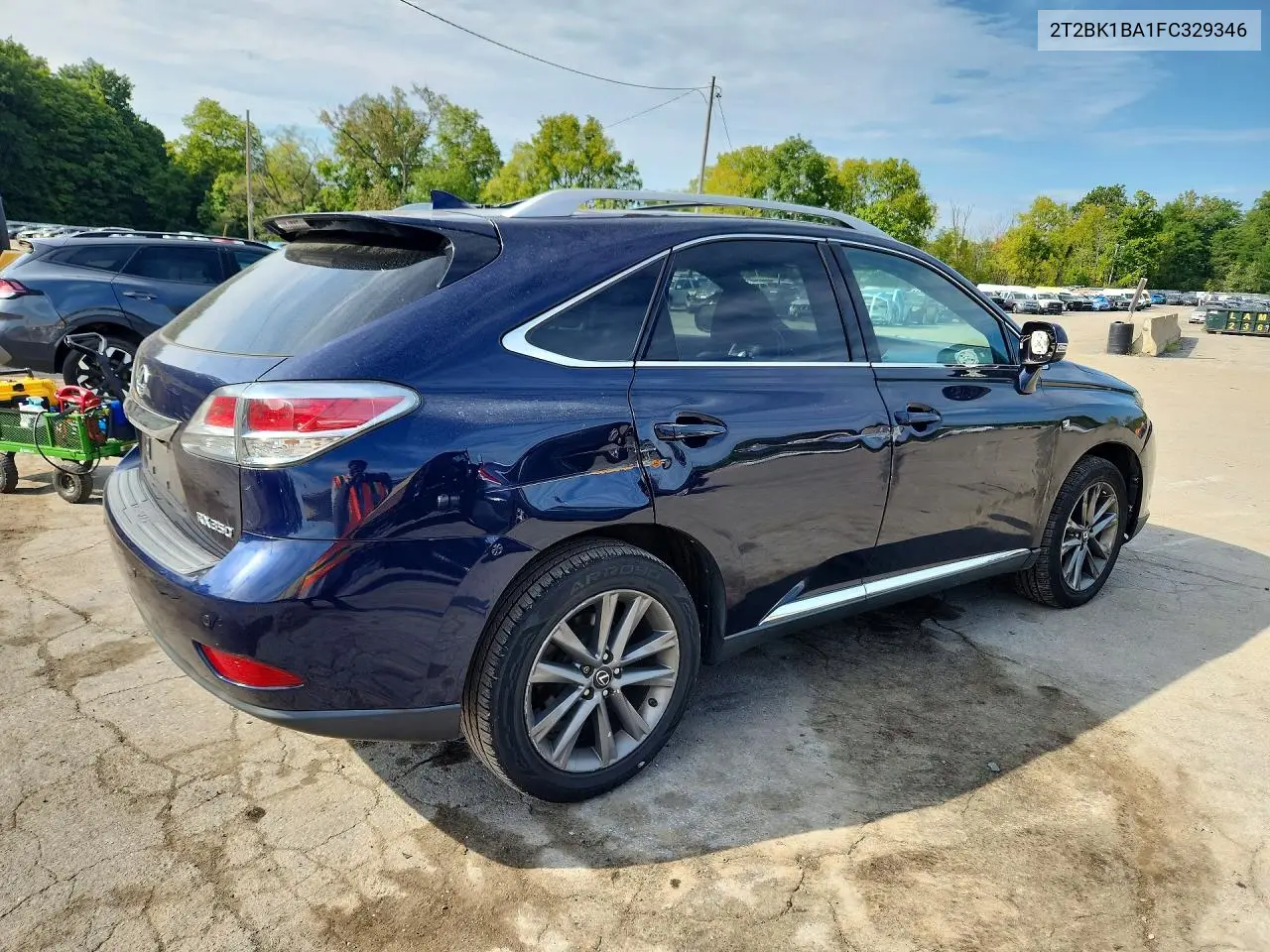 2015 LEXUS RX VIN 2T2BK1BA1FC329346 — фото 3