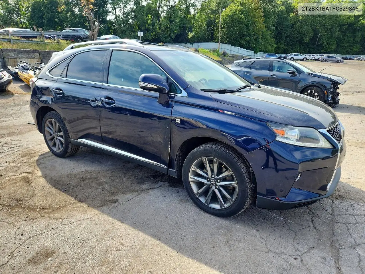2015 LEXUS RX VIN 2T2BK1BA1FC329346 — фото 4
