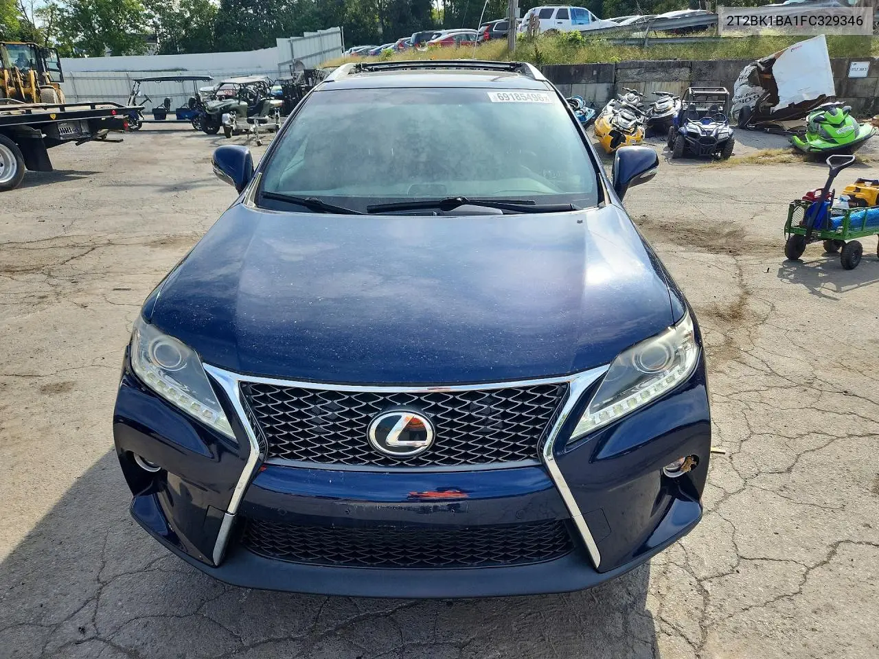 2015 LEXUS RX VIN 2T2BK1BA1FC329346 — фото 5