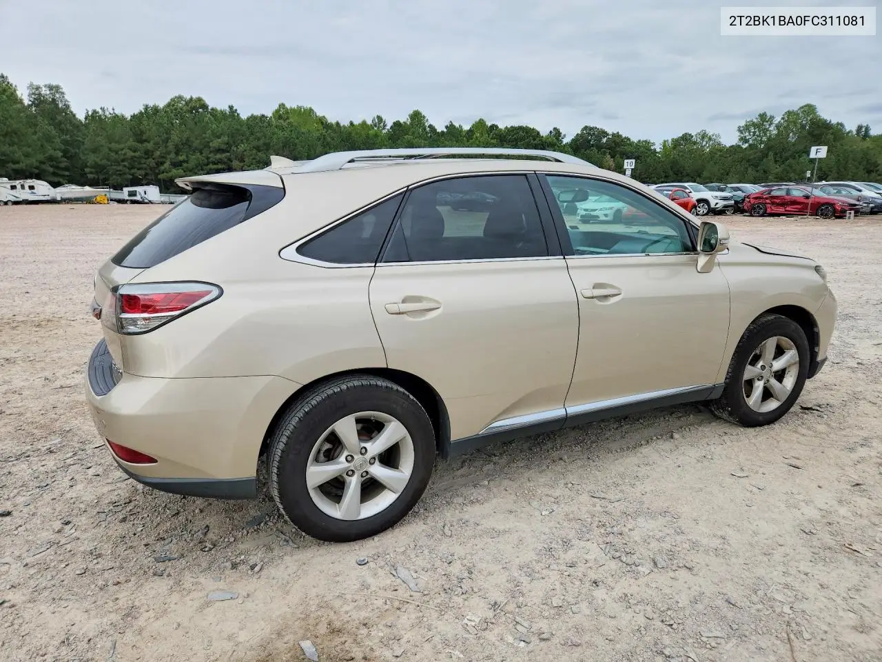 2015 LEXUS RX VIN 2T2BK1BA0FC311081 — фото 3