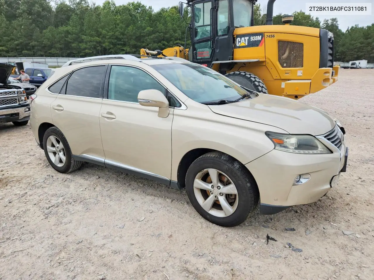 2015 LEXUS RX VIN 2T2BK1BA0FC311081 — фото 4