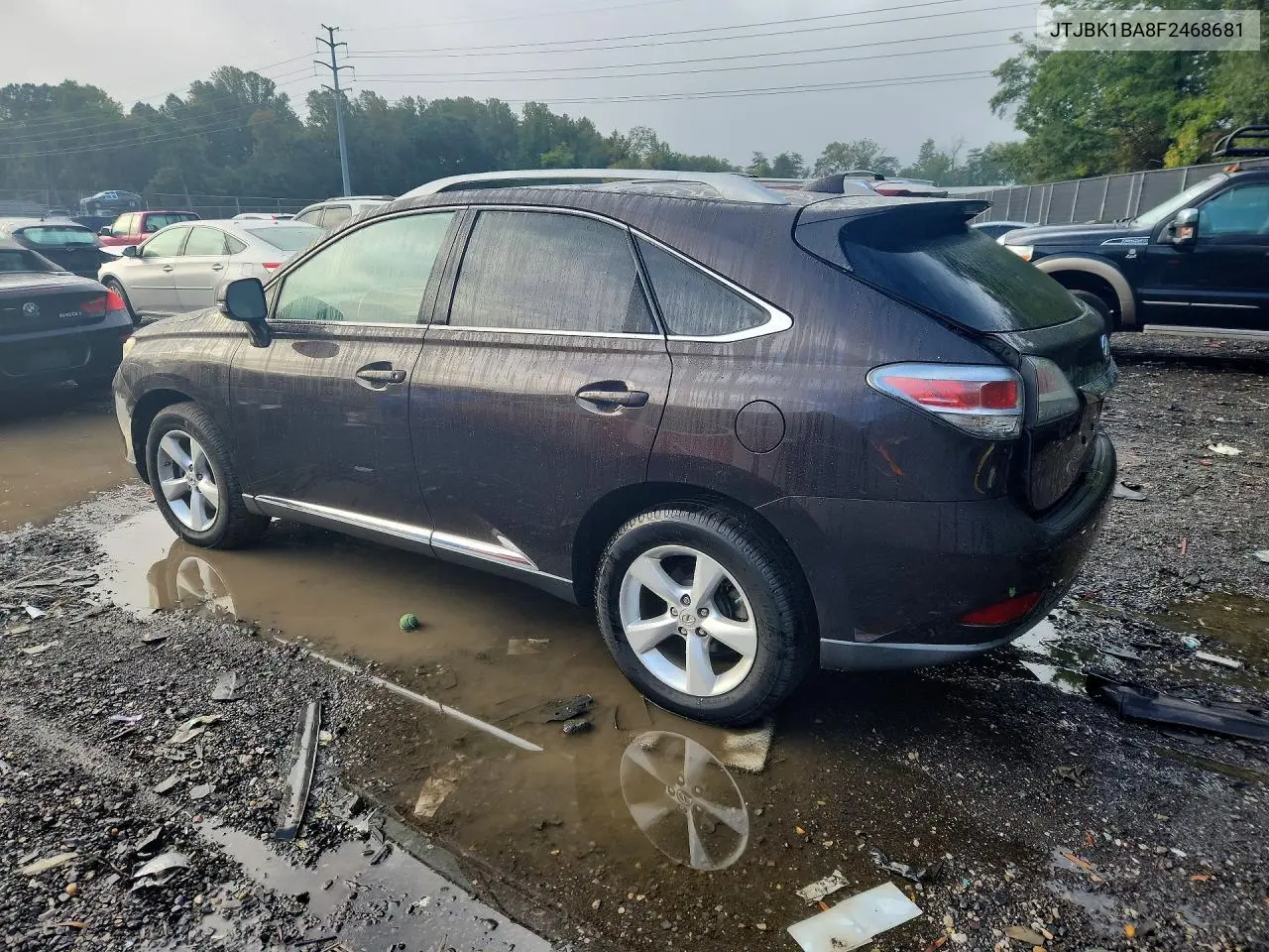 2015 LEXUS RX VIN JTJBK1BA8F2468681 — фото 2