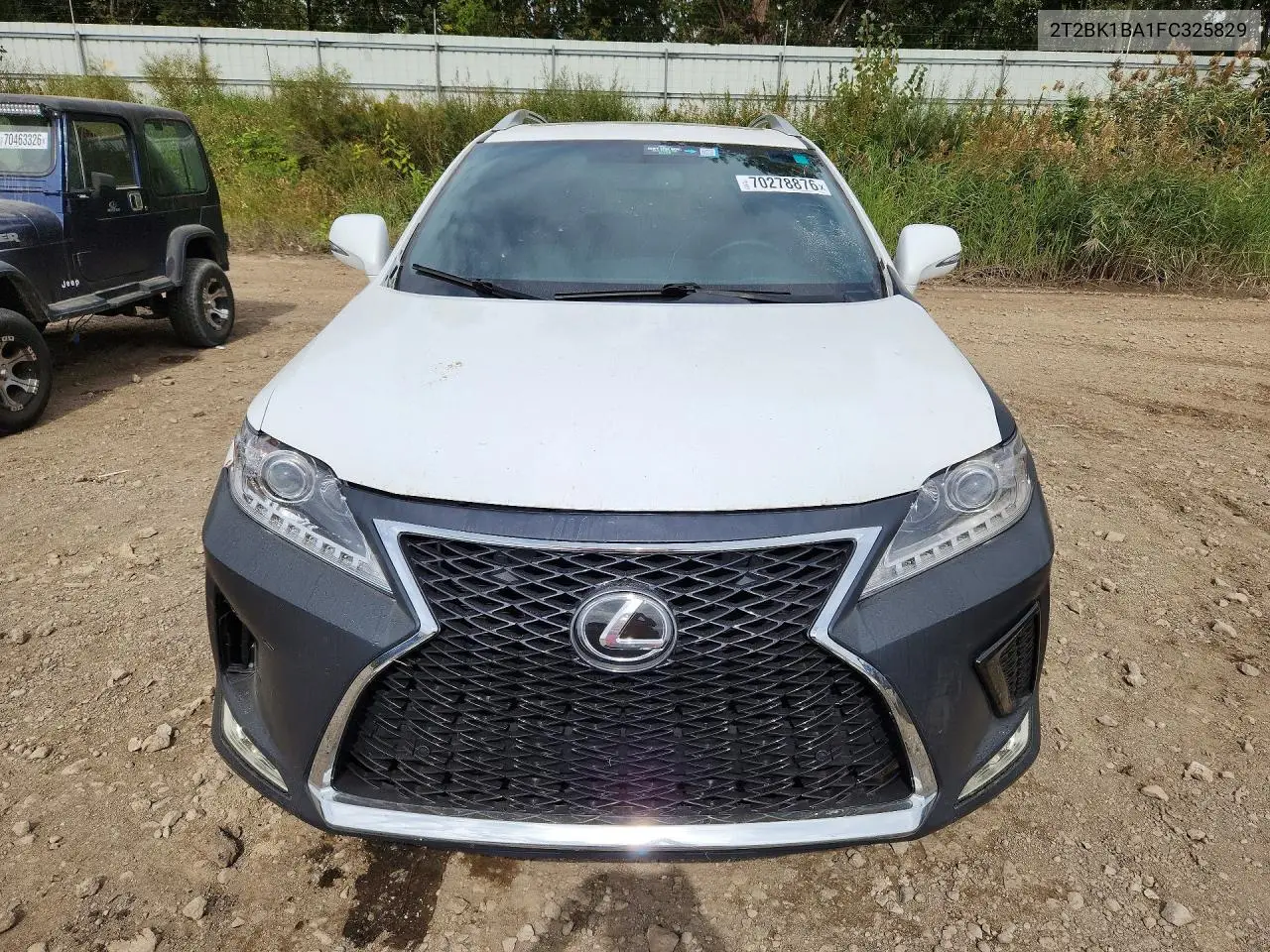 2015 LEXUS RX VIN 2T2BK1BA1FC325829 — фото 5