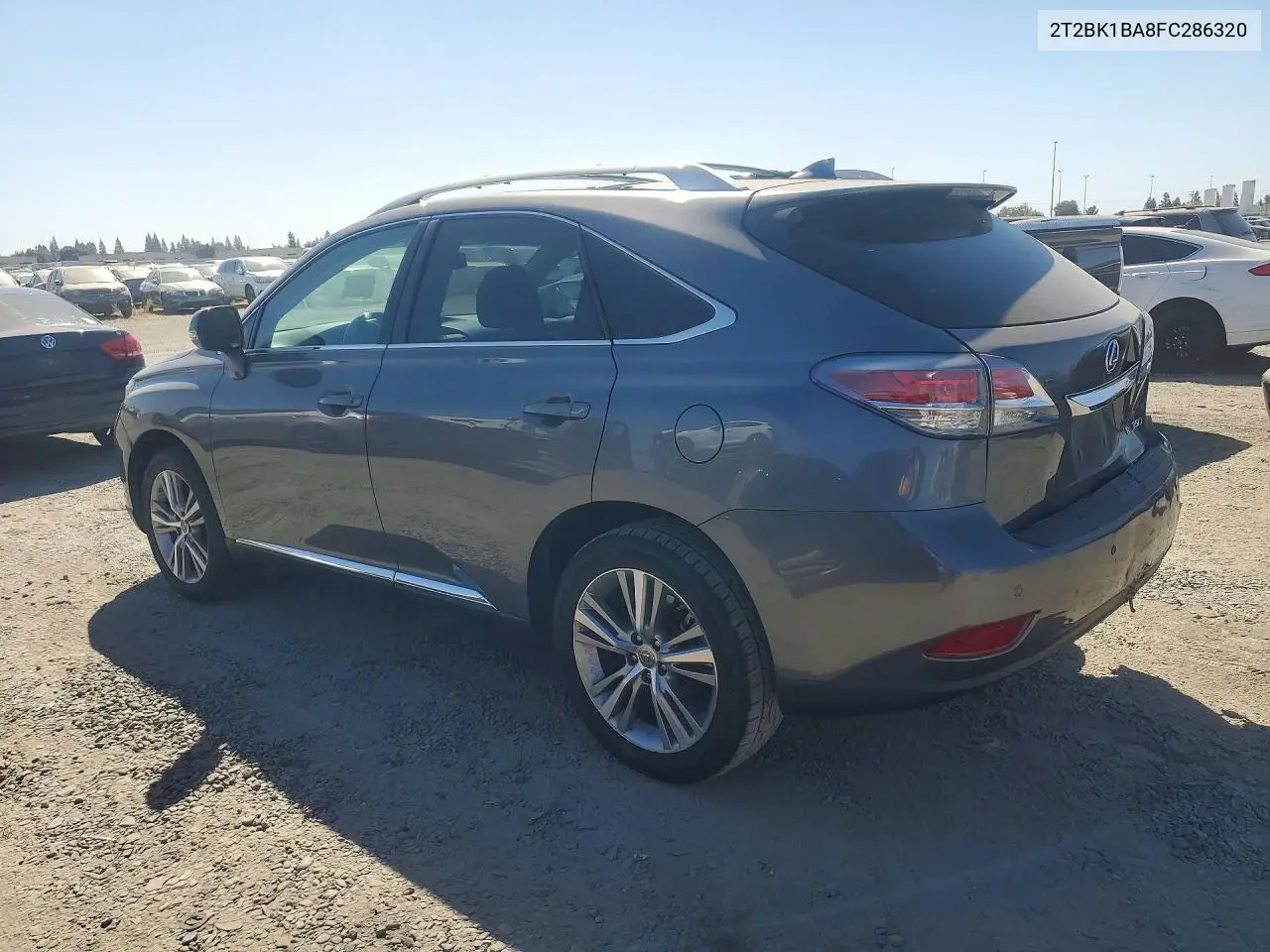 2015 LEXUS RX VIN 2T2BK1BA8FC286320 — фото 2