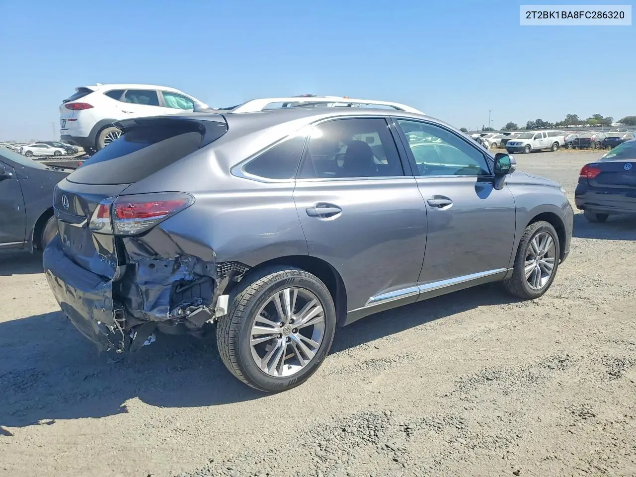 2015 LEXUS RX VIN 2T2BK1BA8FC286320 — фото 3