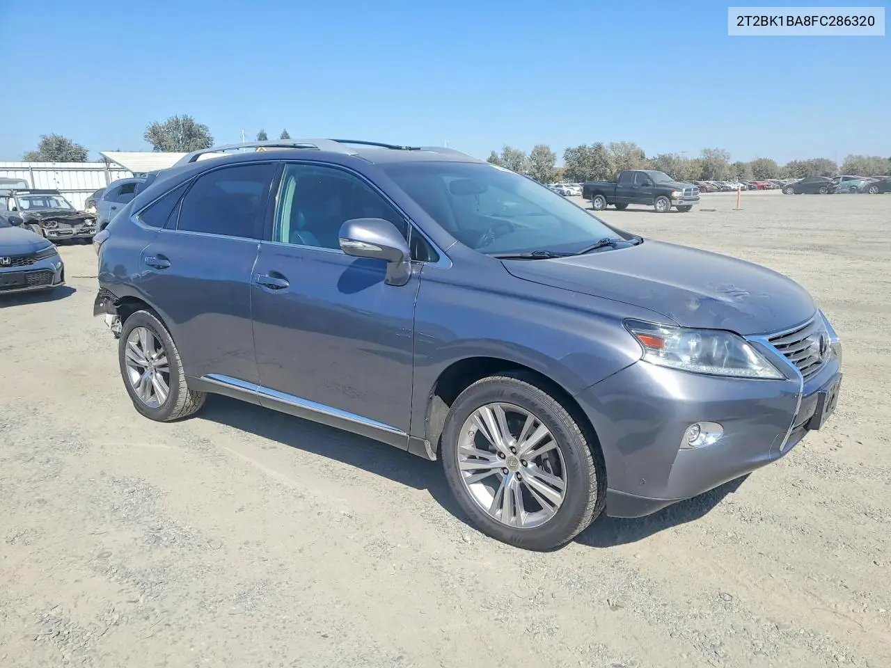 2015 LEXUS RX VIN 2T2BK1BA8FC286320 — фото 4