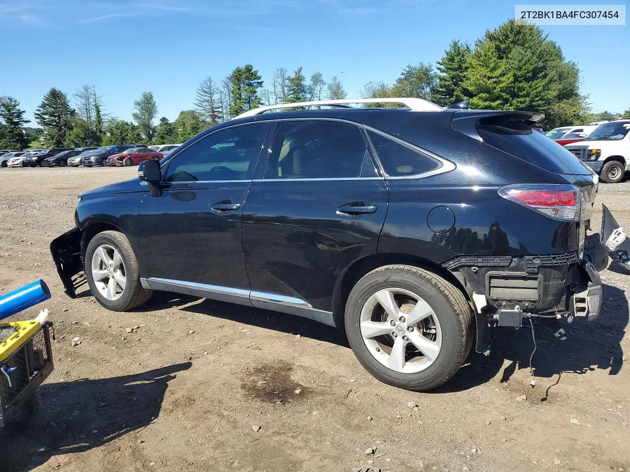 2015 LEXUS RX VIN 2T2BK1BA4FC307454 — фото 2
