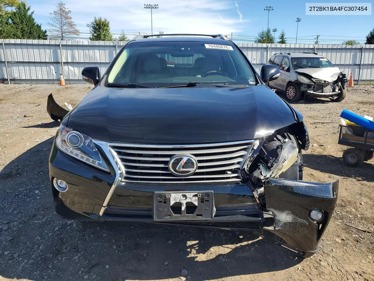 2015 LEXUS RX VIN 2T2BK1BA4FC307454 — фото 5