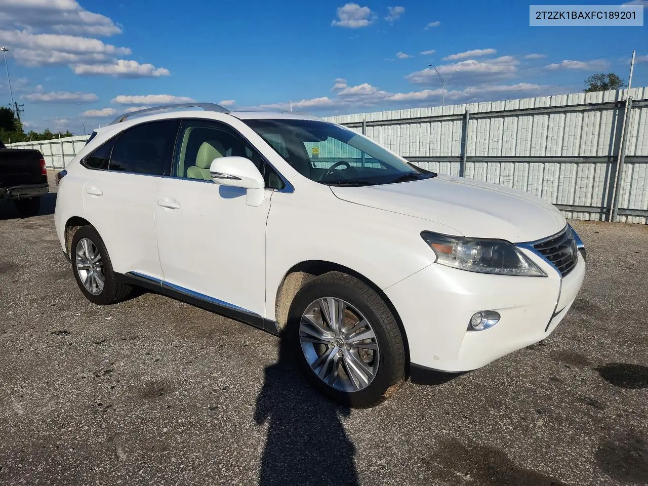 2015 LEXUS RX VIN 2T2ZK1BAXFC189201 — фото 4