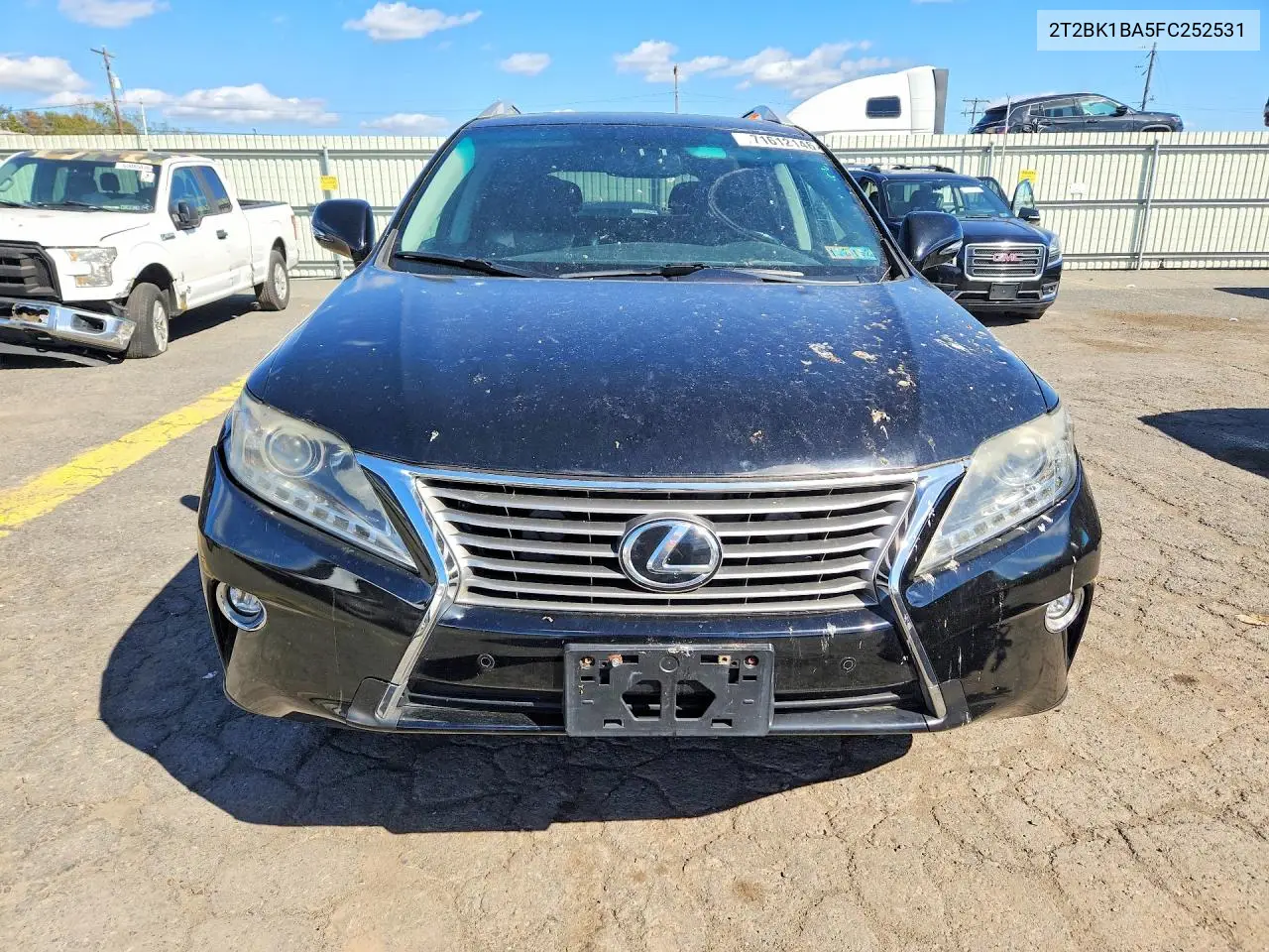2015 LEXUS RX VIN 2T2BK1BA5FC252531 — фото 5