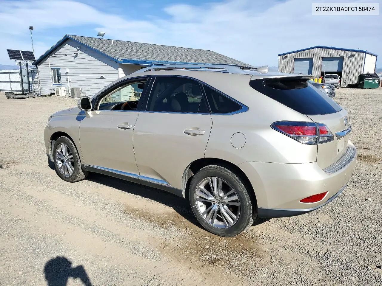 2015 LEXUS RX VIN 2T2ZK1BA0FC158474 — фото 2