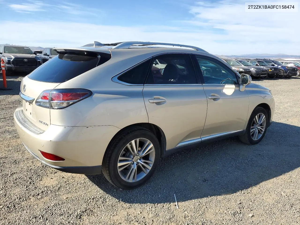 2015 LEXUS RX VIN 2T2ZK1BA0FC158474 — фото 3