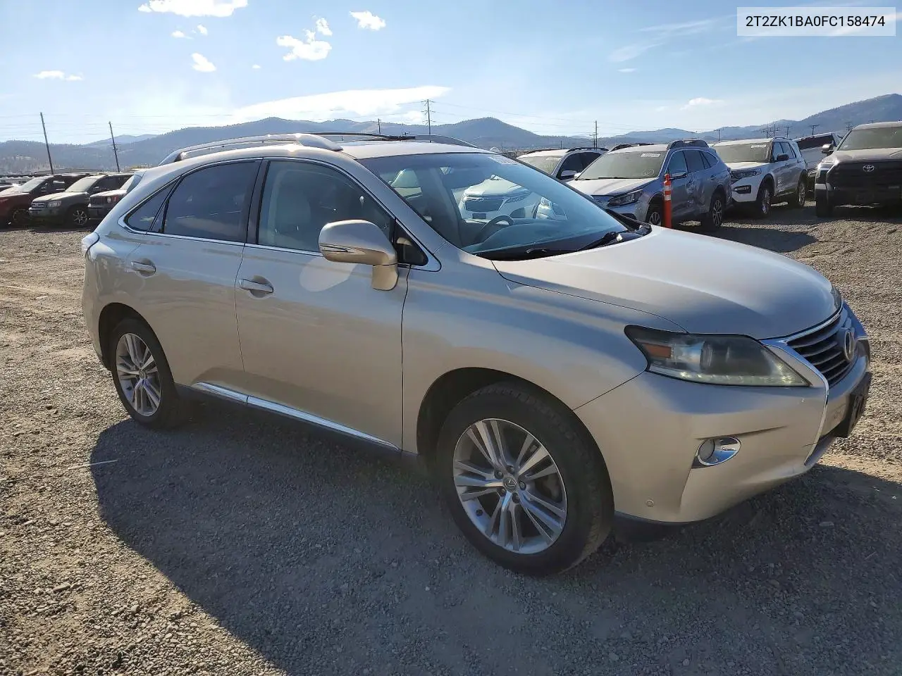 2015 LEXUS RX VIN 2T2ZK1BA0FC158474 — фото 4