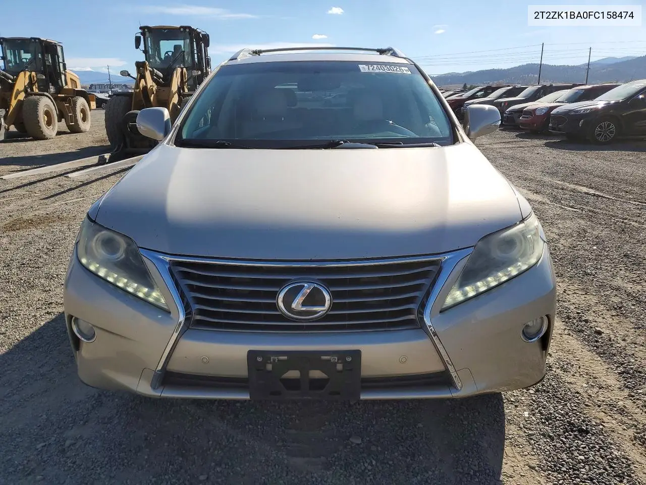 2015 LEXUS RX VIN 2T2ZK1BA0FC158474 — фото 5