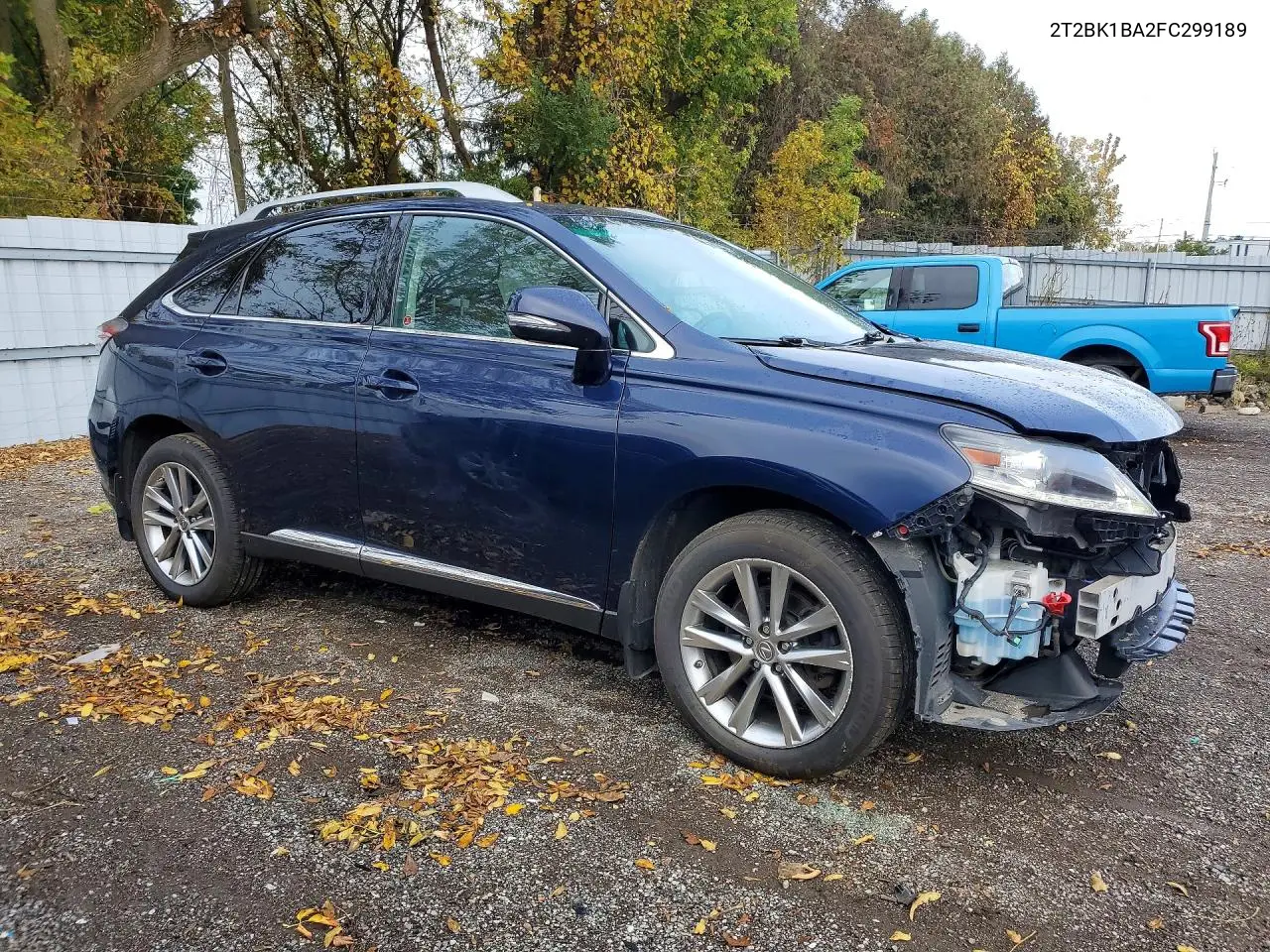 2015 LEXUS RX VIN 2T2BK1BA2FC299189 — фото 4