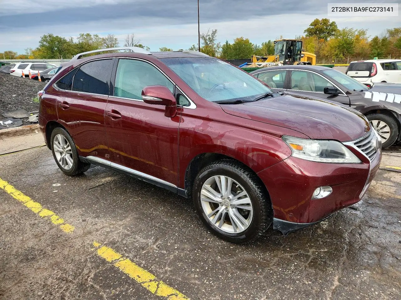 2015 LEXUS RX VIN 2T2BK1BA9FC273141 — фото 4