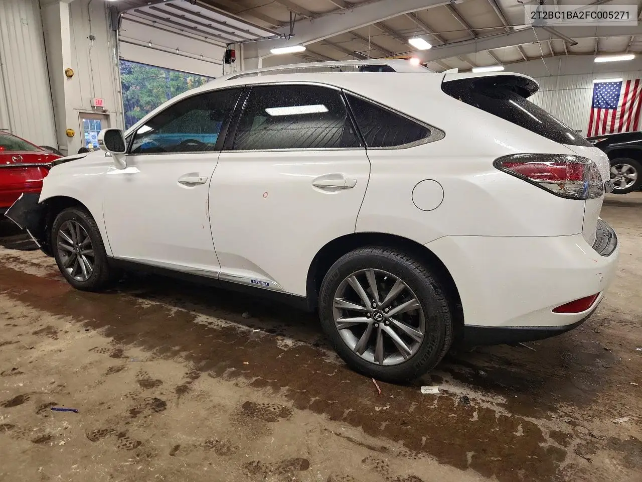 2015 LEXUS RX VIN 2T2BC1BA2FC005271 — фото 2
