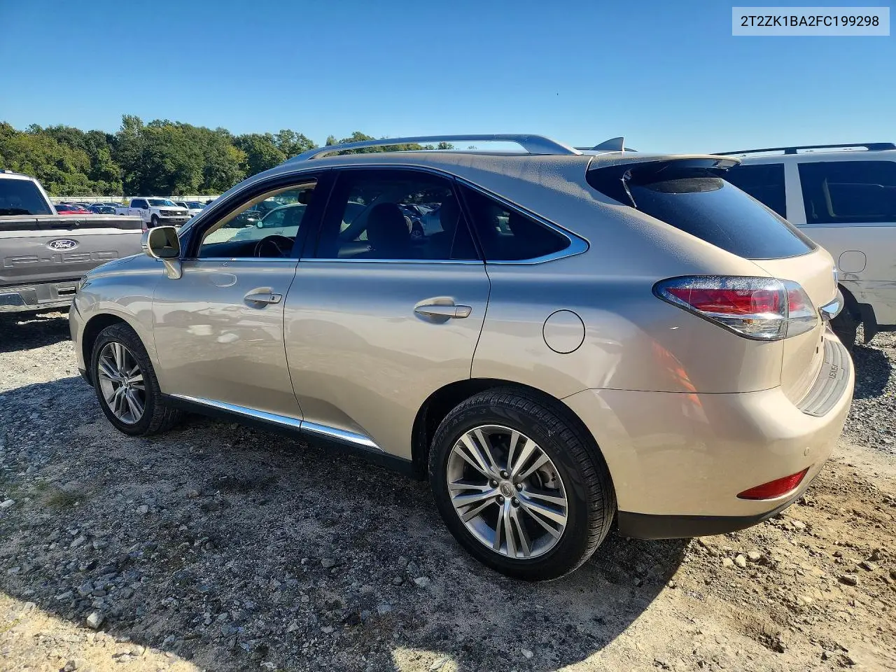 2015 LEXUS RX VIN 2T2ZK1BA2FC199298 — фото 2