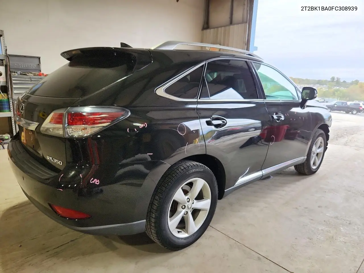 2015 LEXUS RX VIN 2T2BK1BA0FC308939 — фото 3