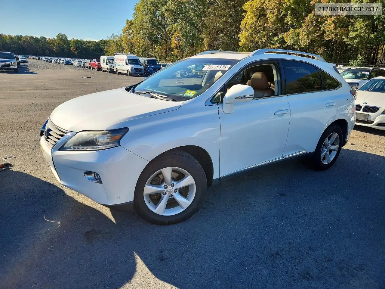 LEXUS RX 2015, VIN 2T2BK1BA3FC317537