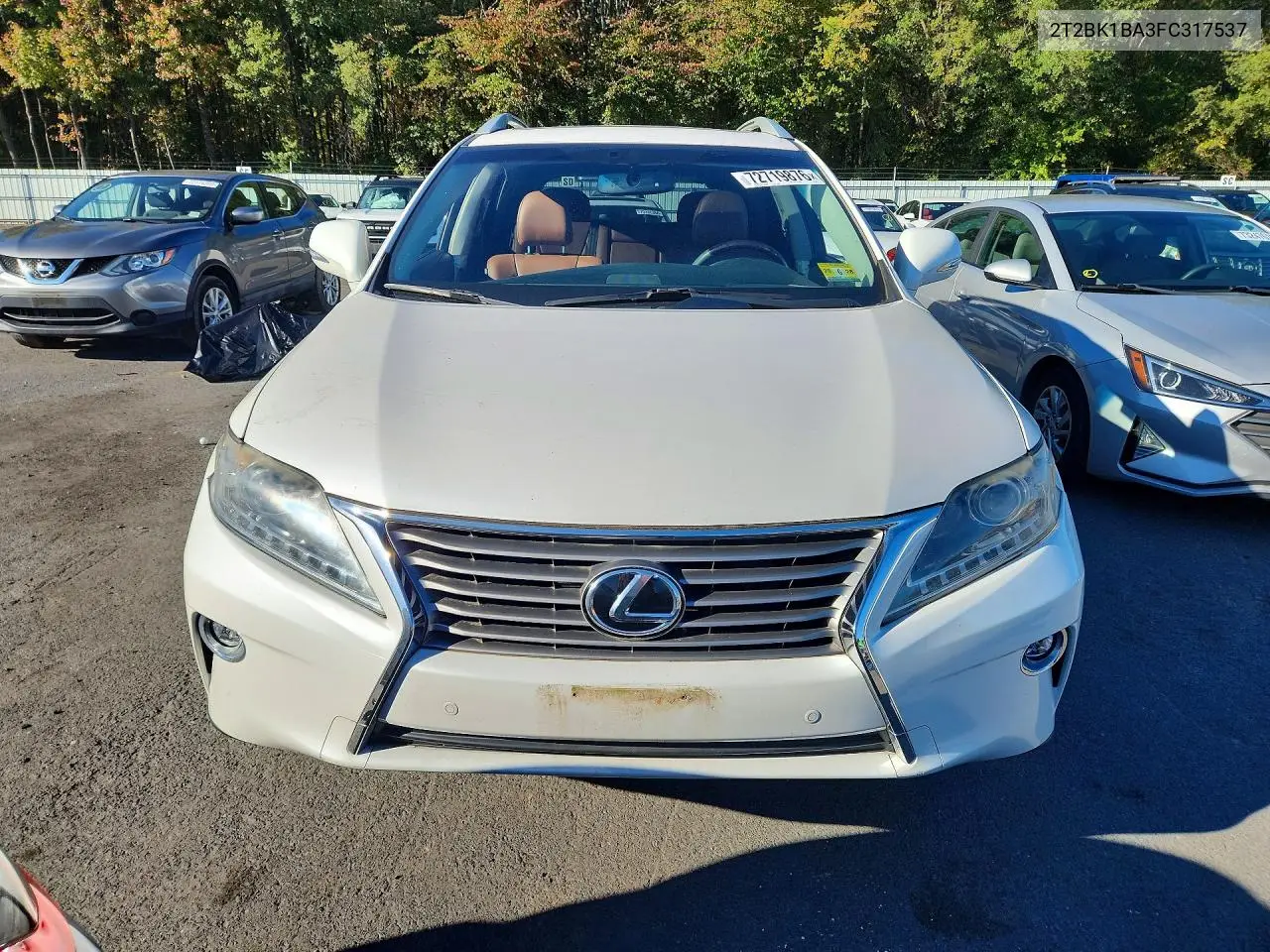 2015 LEXUS RX VIN 2T2BK1BA3FC317537 — фото 5