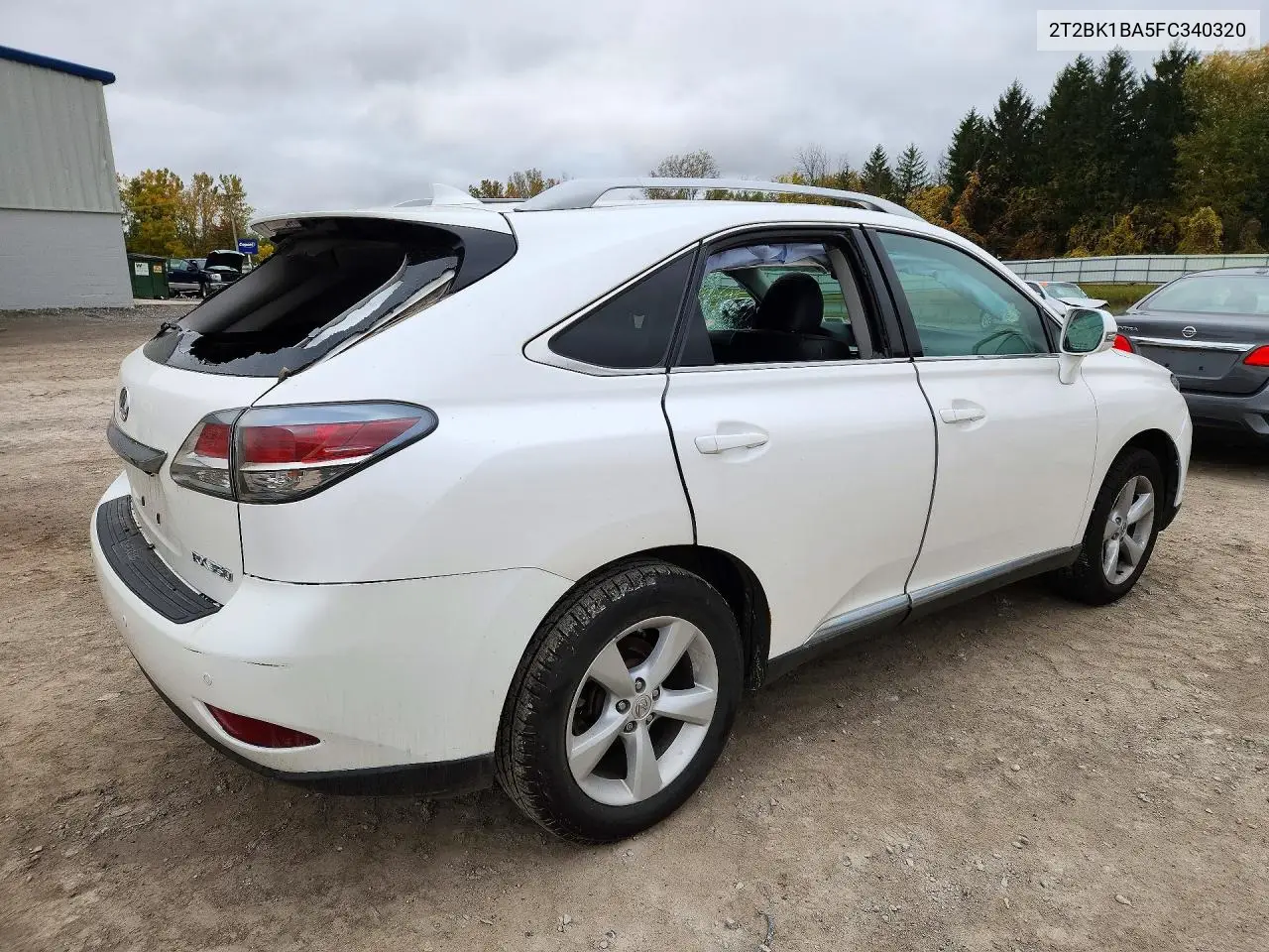 2015 LEXUS RX VIN 2T2BK1BA5FC340320 — фото 3