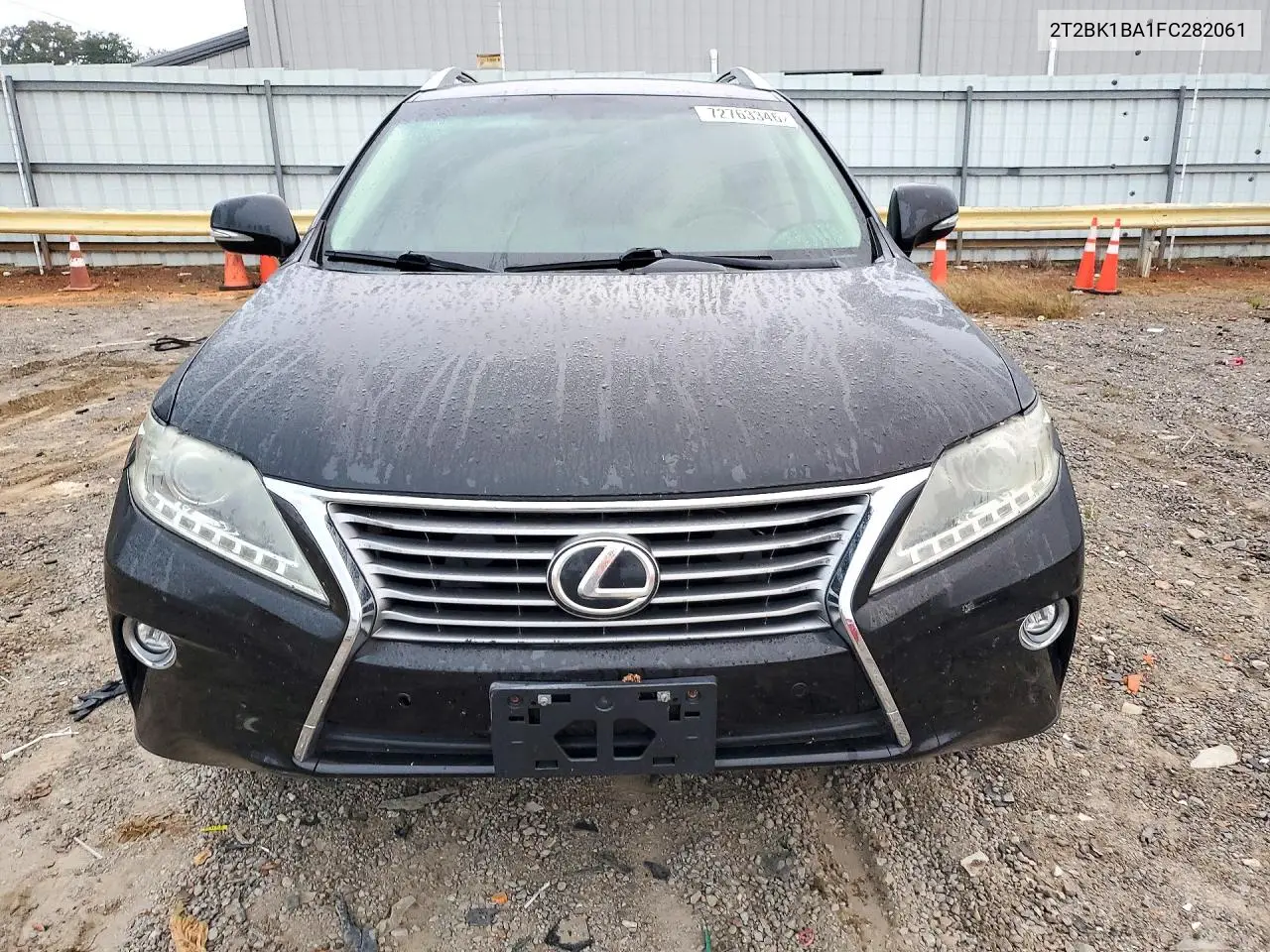 2015 LEXUS RX VIN 2T2BK1BA1FC282061 — фото 5