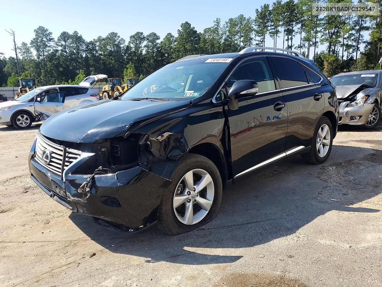 LEXUS RX 2015, VIN 2T2BK1BA0FC329547