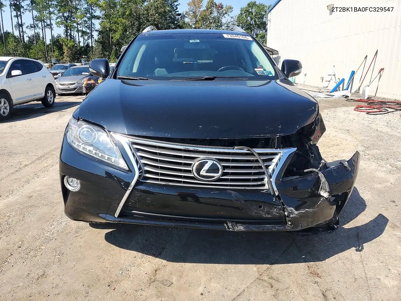 2015 LEXUS RX VIN 2T2BK1BA0FC329547 — фото 5