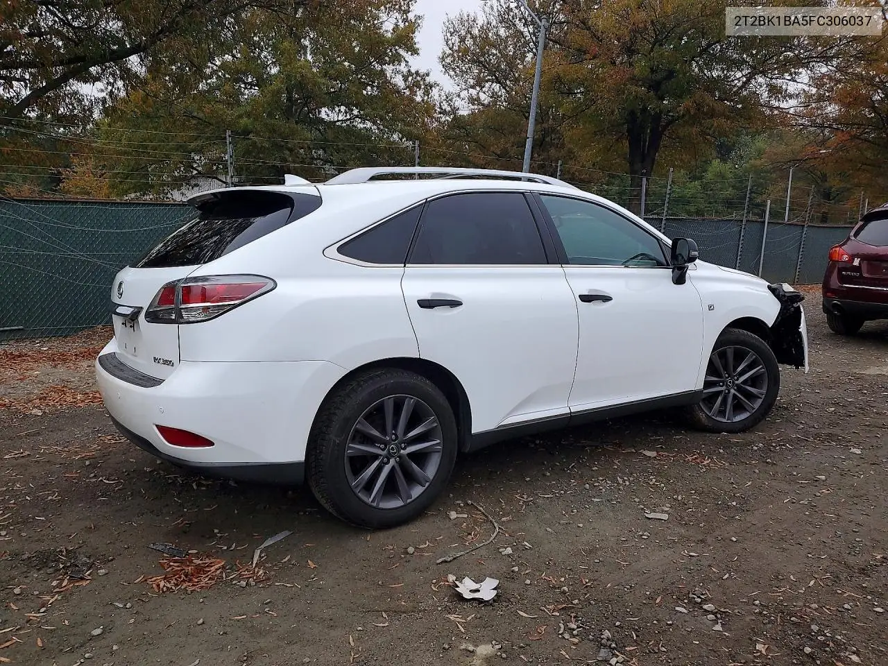 2015 LEXUS RX VIN 2T2BK1BA5FC306037 — фото 3
