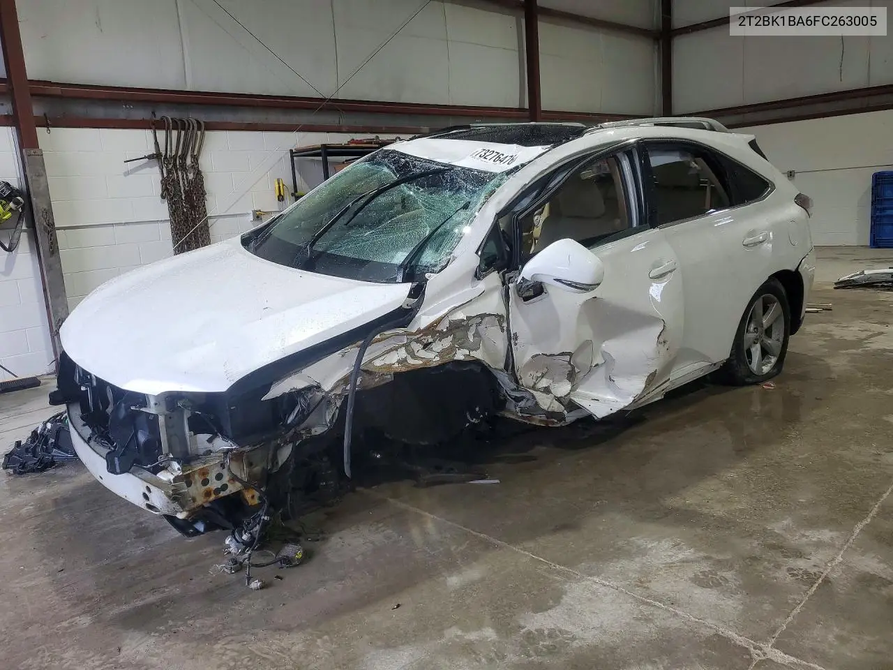 LEXUS RX 2015, VIN 2T2BK1BA6FC263005