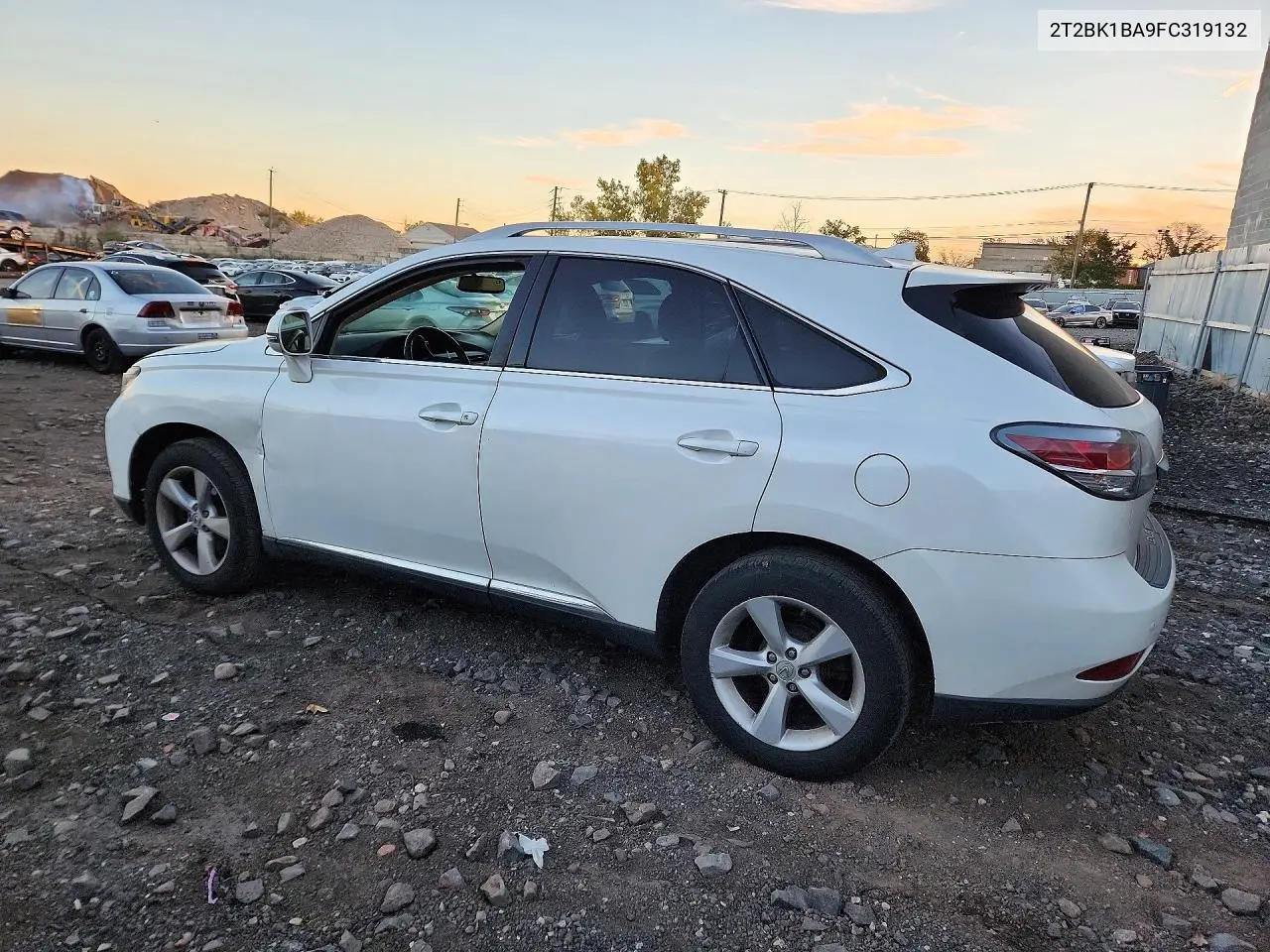 2015 LEXUS RX VIN 2T2BK1BA9FC319132 — фото 2