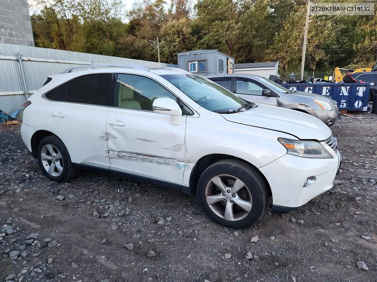 2015 LEXUS RX VIN 2T2BK1BA9FC319132 — фото 4