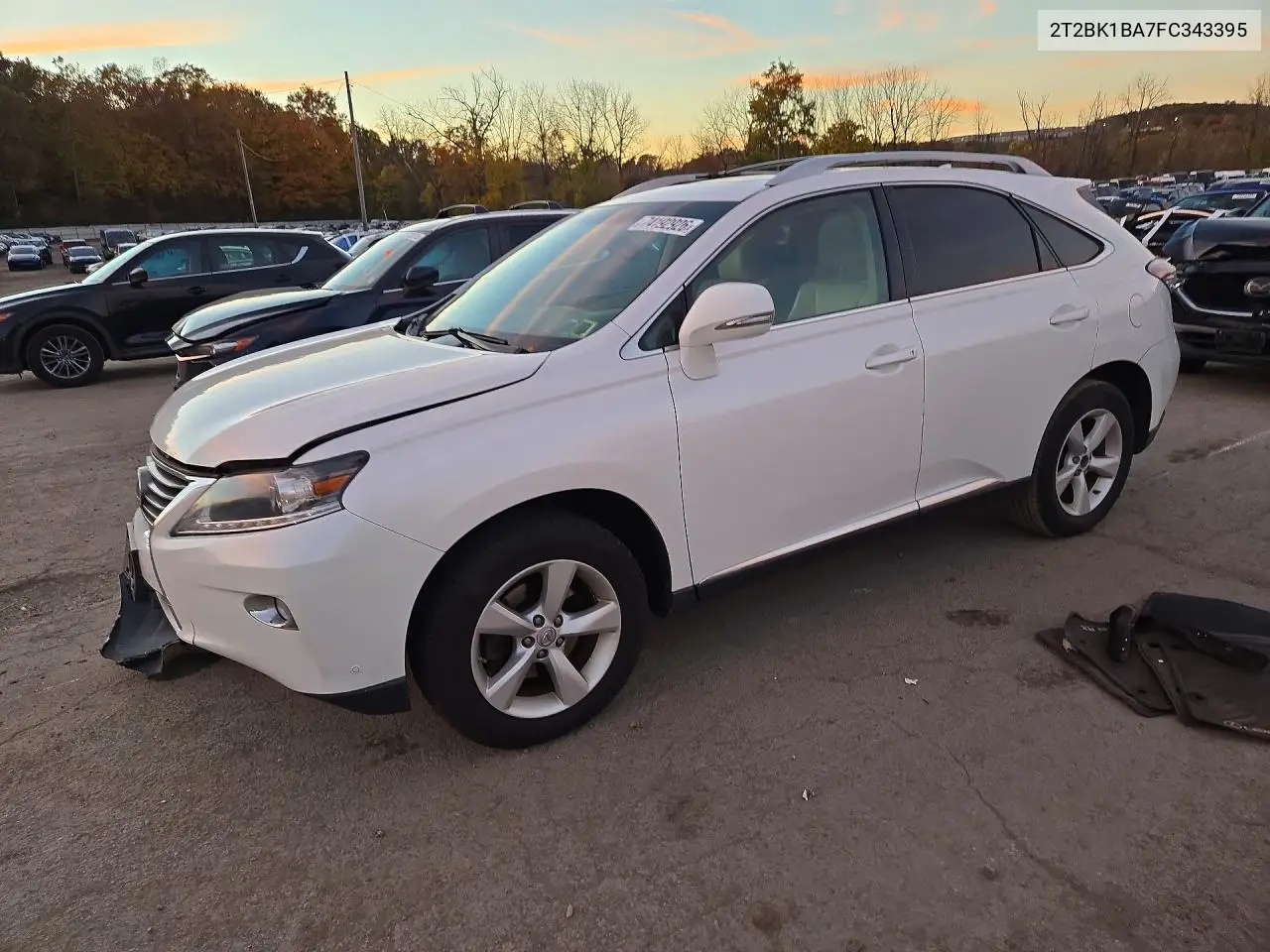 LEXUS RX 2015, VIN 2T2BK1BA7FC343395