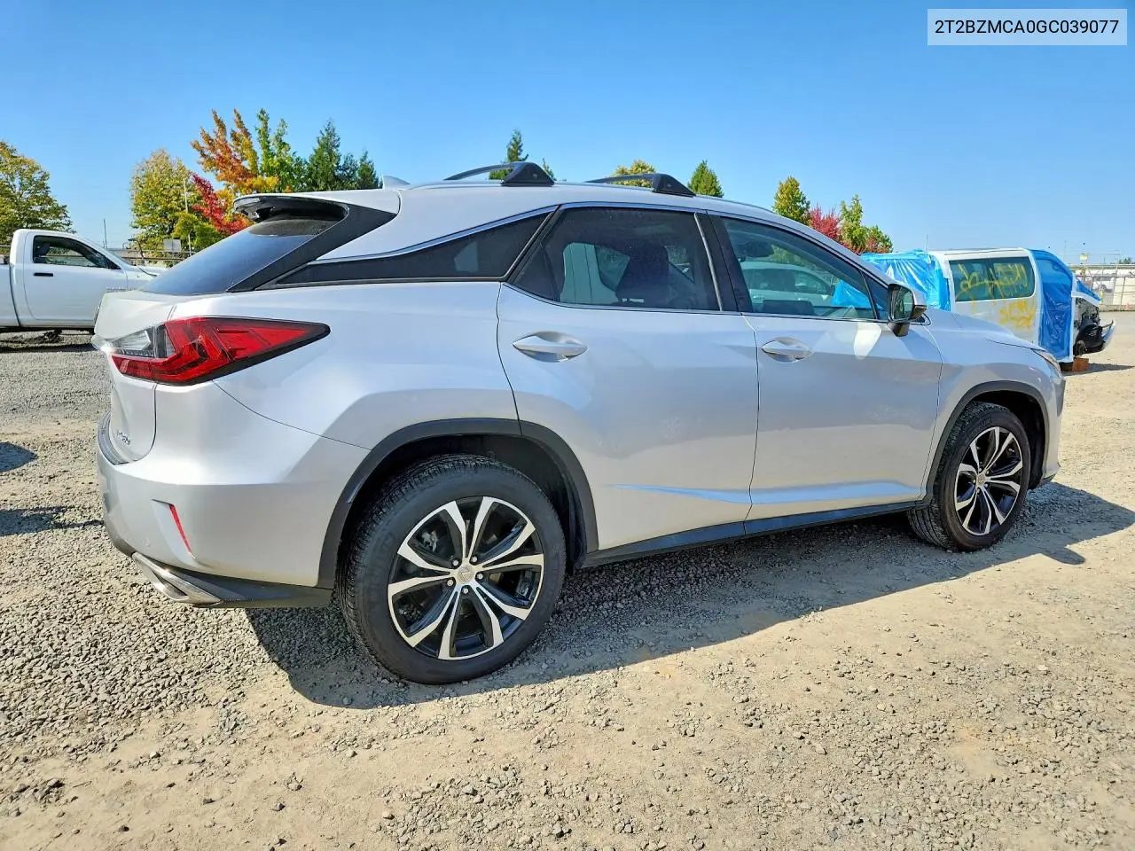2016 LEXUS RX VIN 2T2BZMCA0GC039077 — фото 3