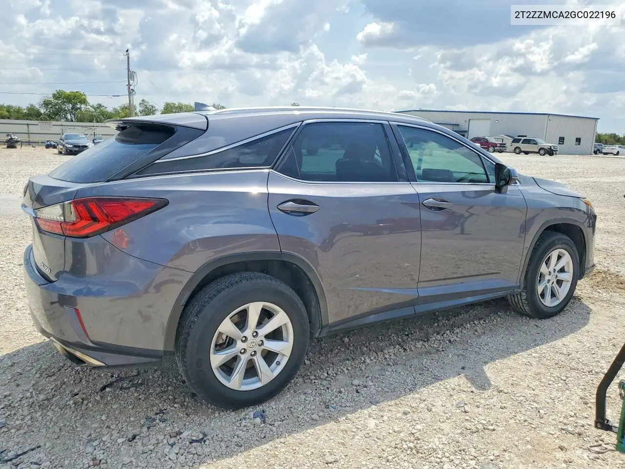 2016 LEXUS RX VIN 2T2ZZMCA2GC022196 — фото 3