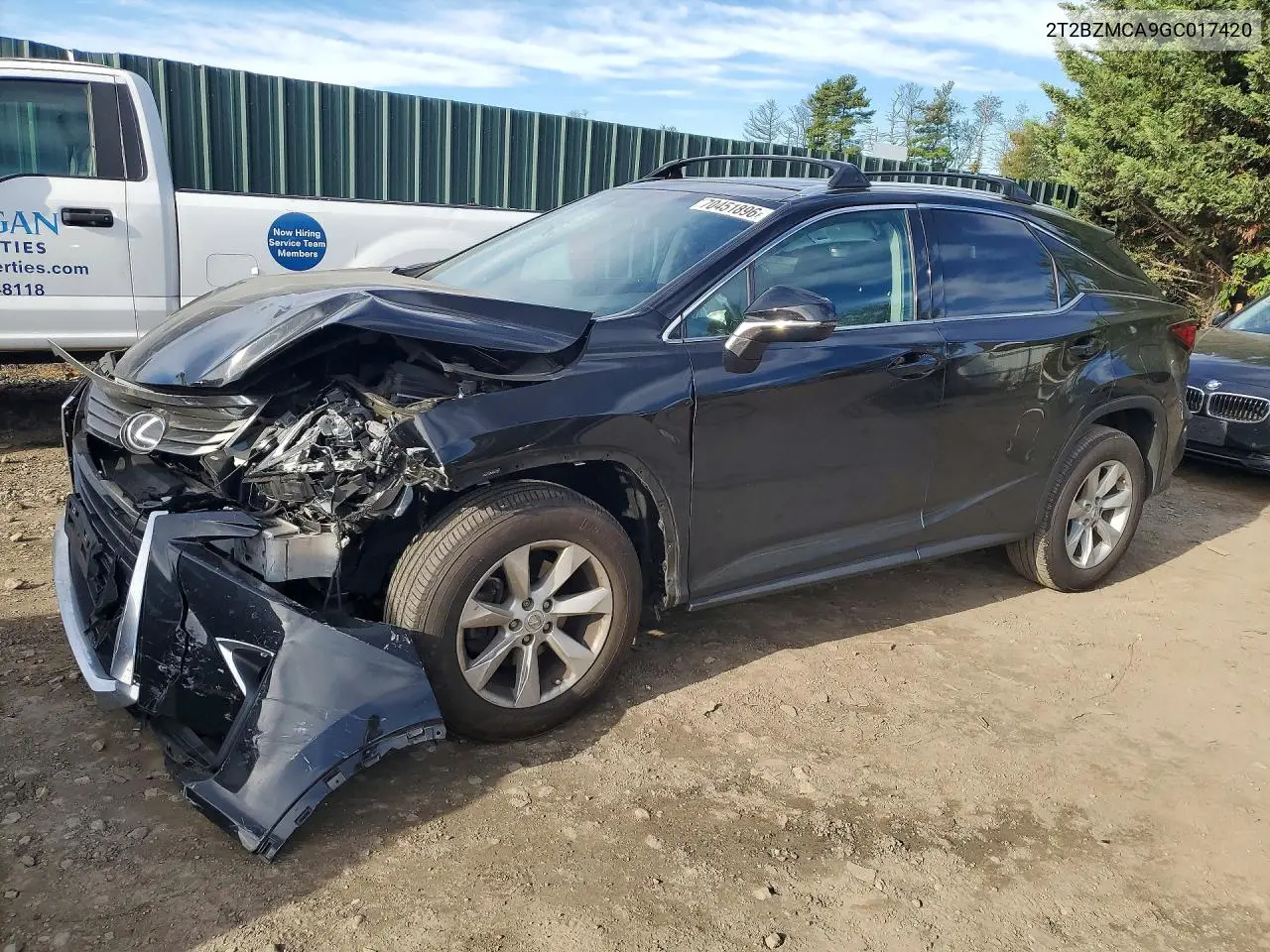 LEXUS RX 2016, VIN 2T2BZMCA9GC017420
