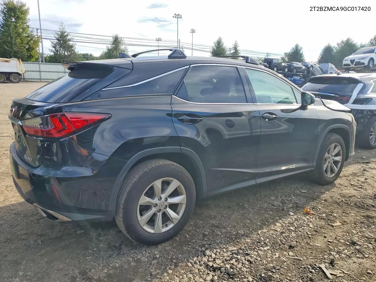 2016 LEXUS RX VIN 2T2BZMCA9GC017420 — фото 3